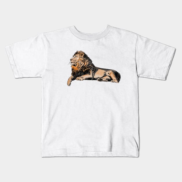 Löwe Kids T-Shirt by sibosssr